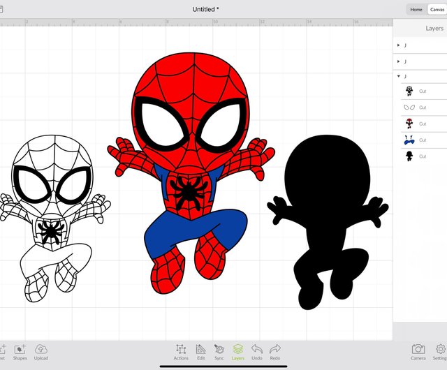 3 Spidey amazing friends Superhero Svg, Ghost Spider svg, Ba