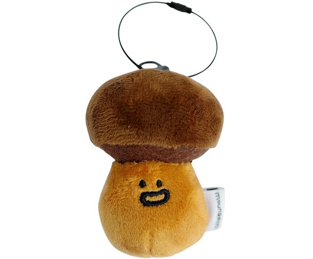 雨過山オリジナル ポルチーニ茸のふわふわチャーム かわいいきのこ型