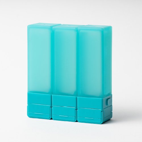 Suzzi Suzzi 積木旅行分裝瓶 海洋藍綠L 100ml-三件旅行組