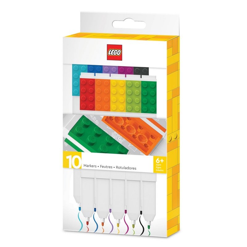 LEGO 樂高積木彩色筆混色 (10色) - 原子筆/中性筆 - 其他材質 