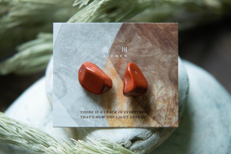 CRACK | 礦物系耳環 |  EARRINGS - 耳環/耳夾/耳骨夾 - 玉石 