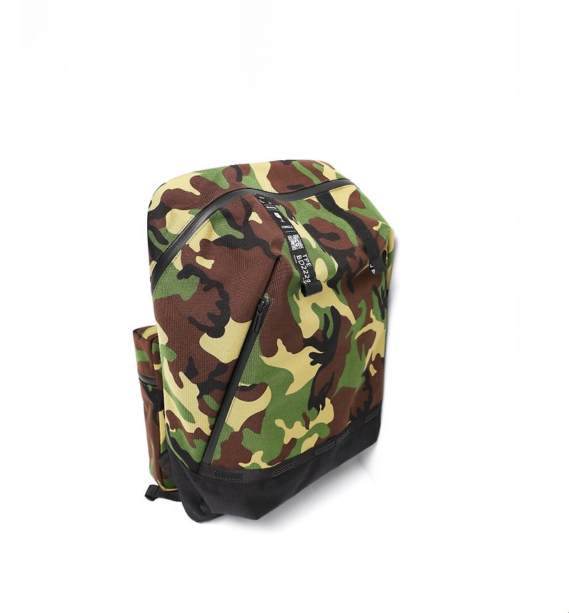 Bags and bags - water-repellent and tear-resistant backpack - camouflage - Backpacks - Polyester Green