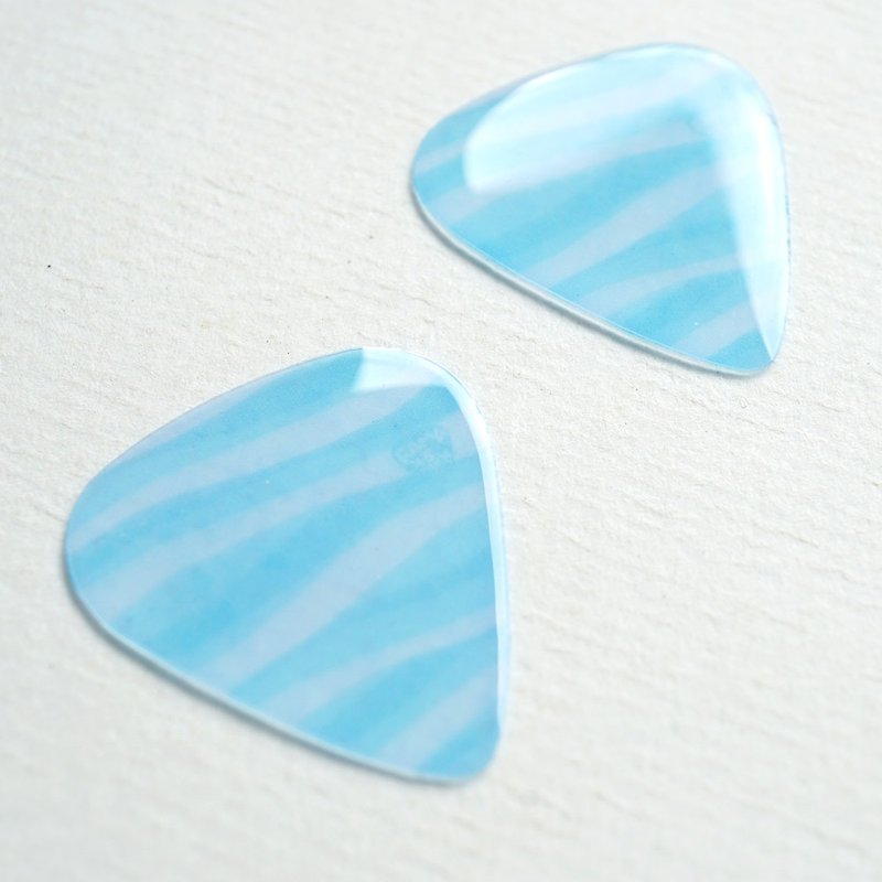 FaMa's Pick吉他彈片 清涼海浪 - 吉他配件 - 樹脂 藍色