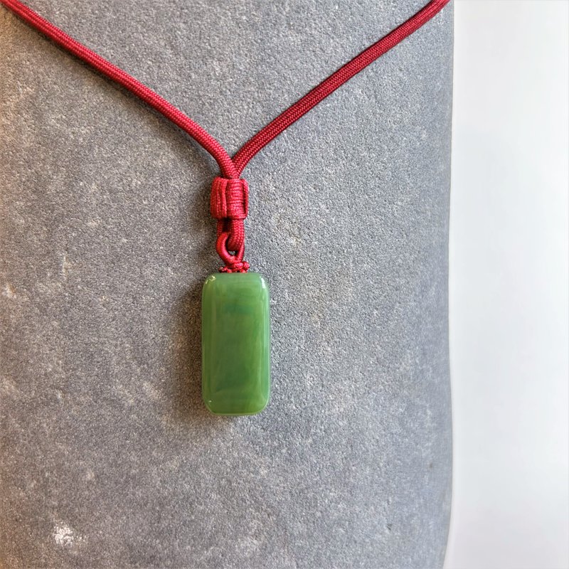 Jade necklace - Taiwan design and making - สร้อยคอ - หยก สีเขียว