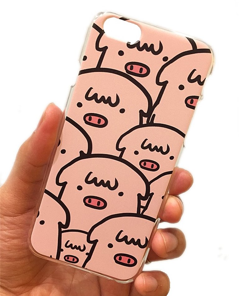 QQ豬滿版軍團 IPhone6/6 Plus - 其他 - 塑膠 