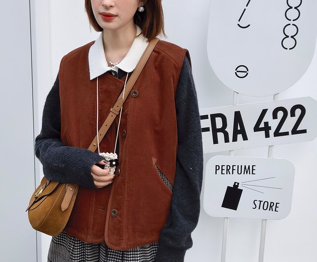 Reversible Faux Shearling Vest | Vest | Two Colors | Autumn