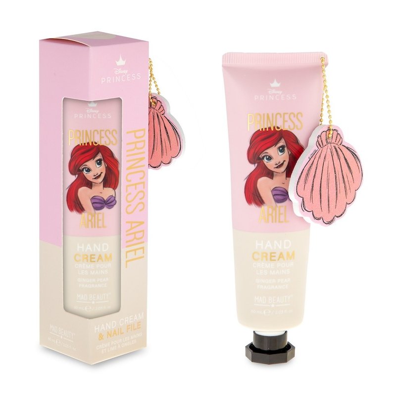 British MAD BEAUTY Disney Princess Series Fragrance Hand Cream with Nail File 60ml 3 types - Nail Care - Other Materials 