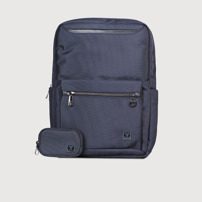 [Free Gift Bag] Guardian Single Layer Backpack-Blue/VA128S11BL - Backpacks - Nylon Blue