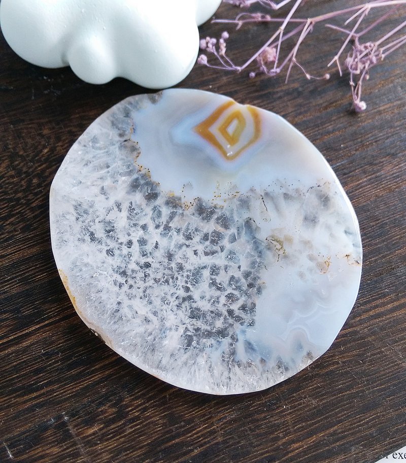 Agate 馬達加斯加產地 瑪瑙片 打磨件 擺設裝飾  擺件 天然礦石 - 擺飾/家飾品 - 其他材質 