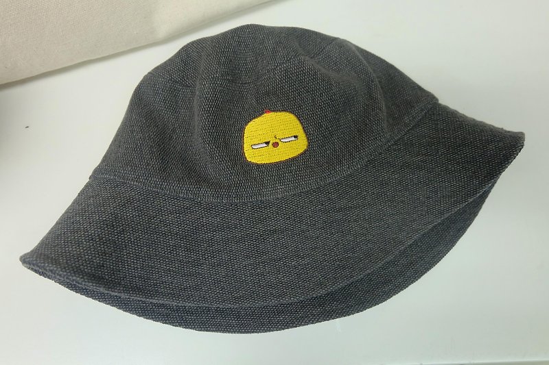 Warbie Canvas bucket Hat - หมวก - ผ้าฝ้าย/ผ้าลินิน ขาว