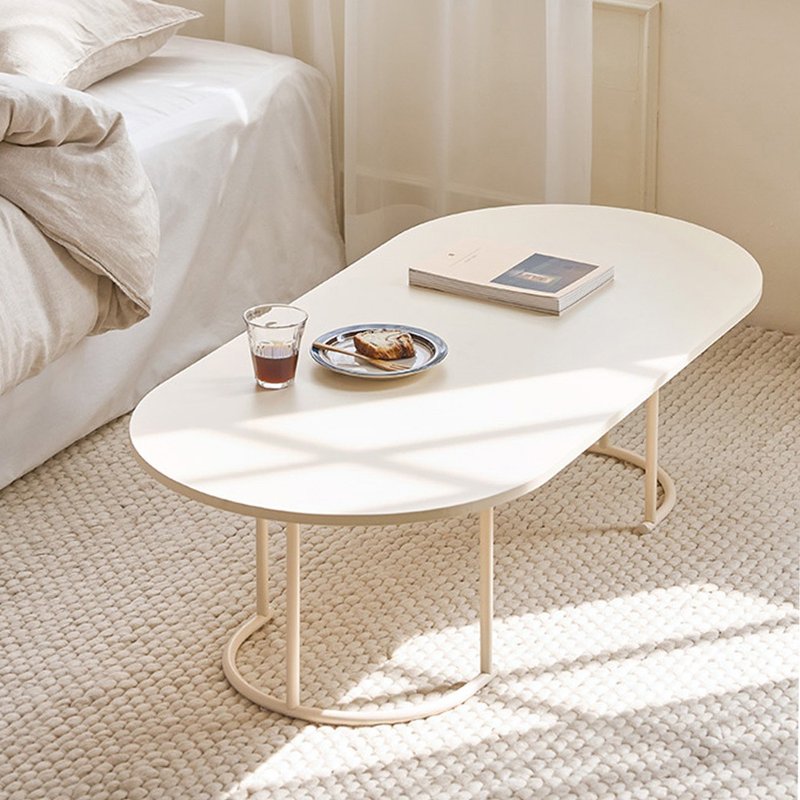 South Korea ROOM&HOME modern minimalist style oval coffee table/side table-DIY-multiple colors available - โต๊ะอาหาร - ไม้ หลากหลายสี