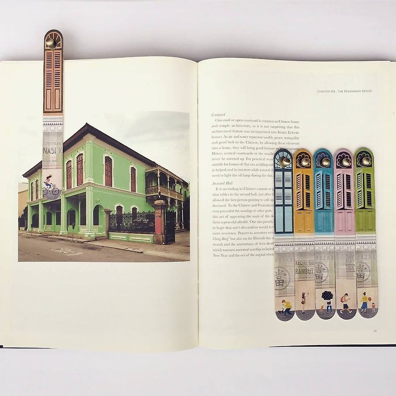 Window Mark - Handmade bookmark - Heritage Stories - ที่คั่นหนังสือ - ไม้ หลากหลายสี