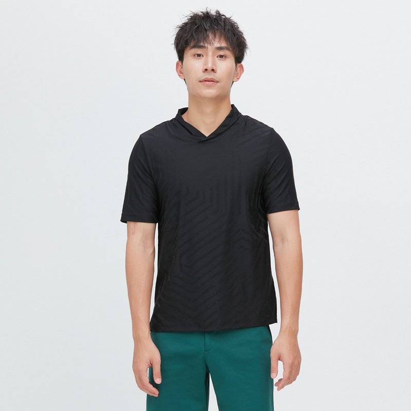 REBOOT-Short-sleeved top (men)-black - Men's T-Shirts & Tops - Polyester Black