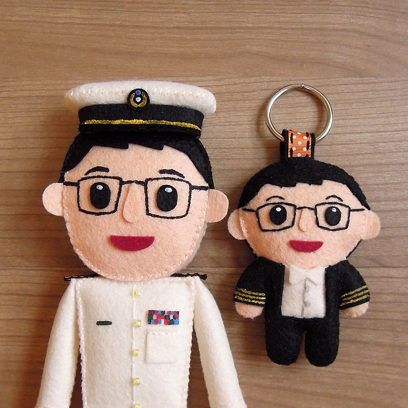 Miss Chen customized order - Stuffed Dolls & Figurines - Other Man-Made Fibers White