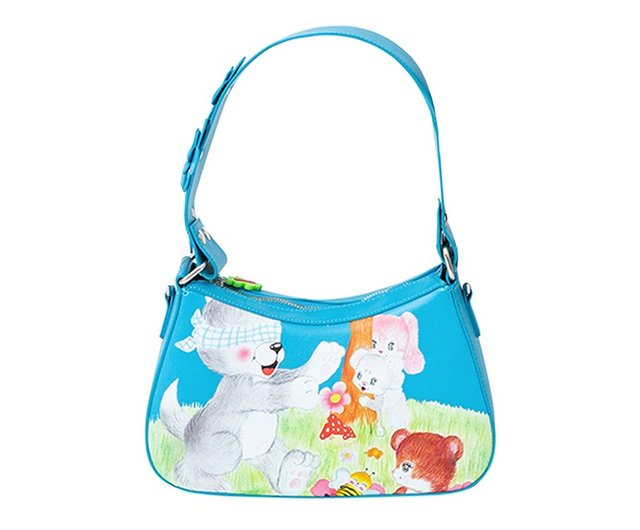DAISY ボディバッグ 4個まとめ売り（ブルーの万能イラスト
