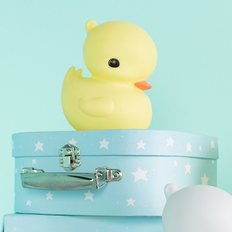 [Out of print sale] Holland a Little Lovely Company – Healing Pink Yellow Duck Night Light - Lighting - Plastic Yellow