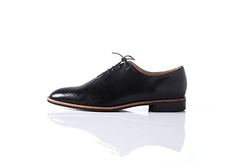 NOUR classic oxford - Truffle - Women's Oxford Shoes - Genuine Leather Black