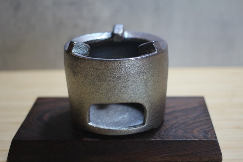 【送禮好物】10cm 柴燒 保溫爐座 蠟燭加熱台 鶯歌葉敏祥手作 - 香氛蠟燭/燭台 - 瓷 
