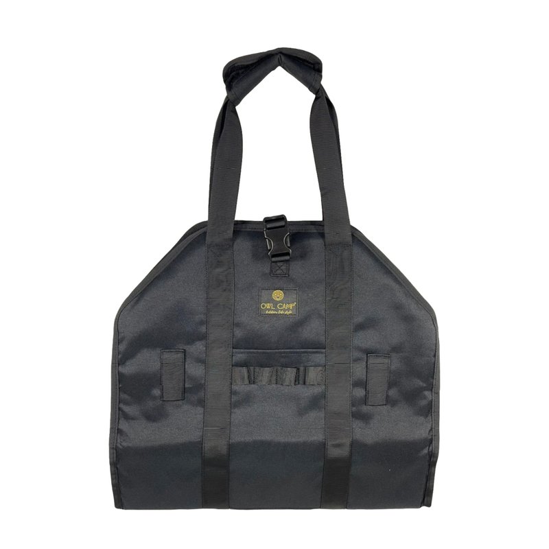 【OWL CAMP】黑色柴火收納袋 - 露營用品 - 其他人造纖維 黑色