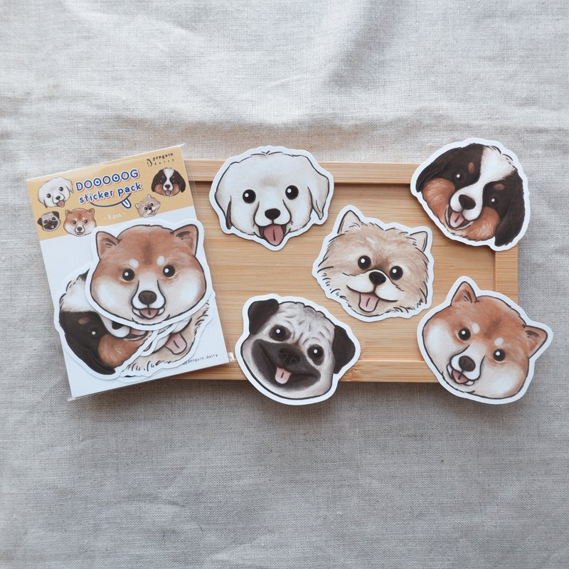 動物貼紙 | 狗貼紙包 | dog sticker pack - 貼紙 - 紙 