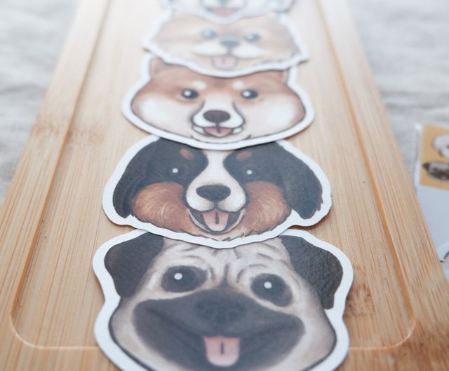 animal stickers, dog sticker pack