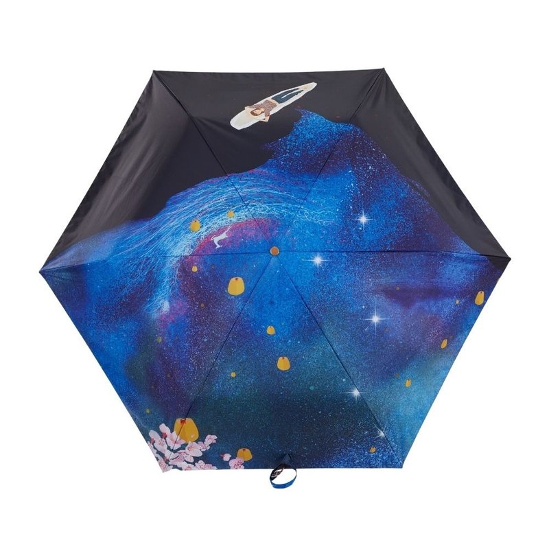 boy三折極輕版 防曬鉛筆傘 - 夢之船 - 雨傘/雨衣 - 其他人造纖維 藍色