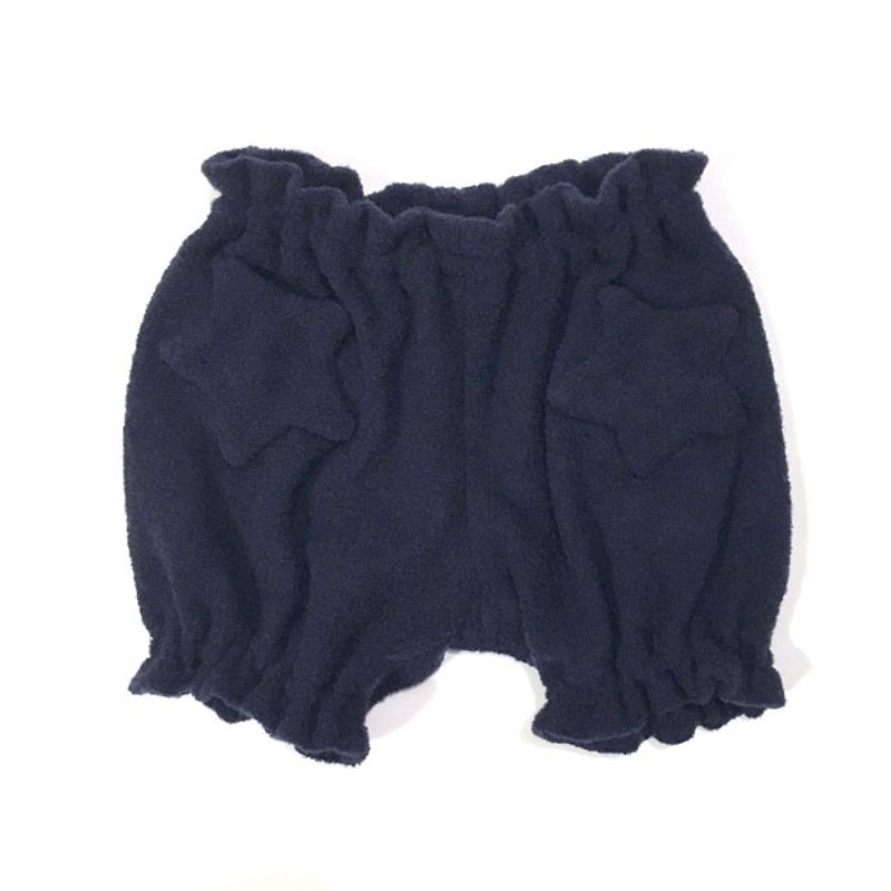 Star motif warmth worth baby short pants   NAVY - Other - Cotton & Hemp Blue