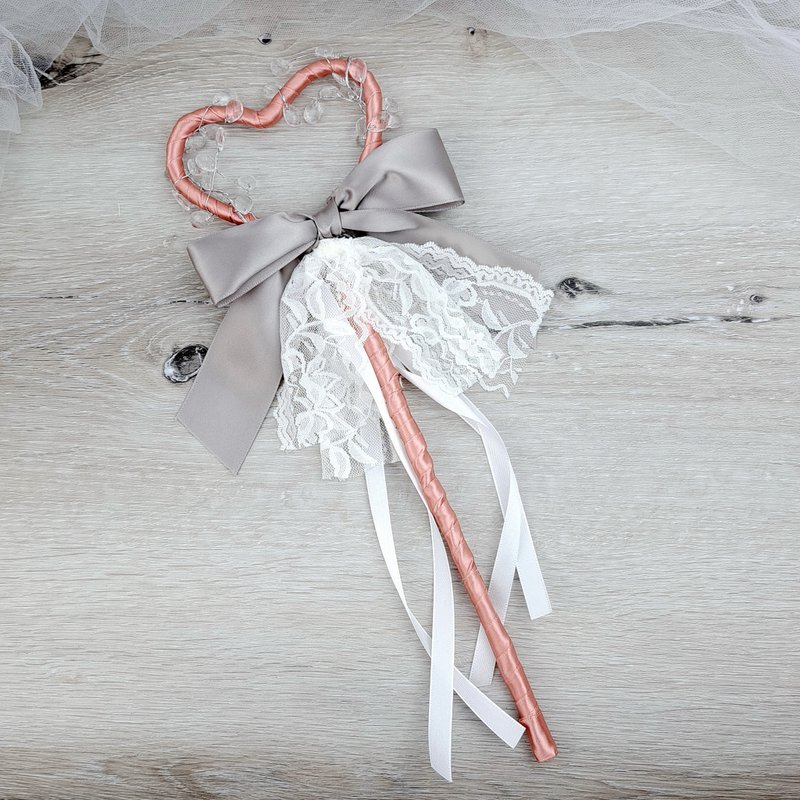 花女手花 手捧花 婚禮用品 伴娘【仿真花系列】WA007 - 其他 - 絲．絹 灰色