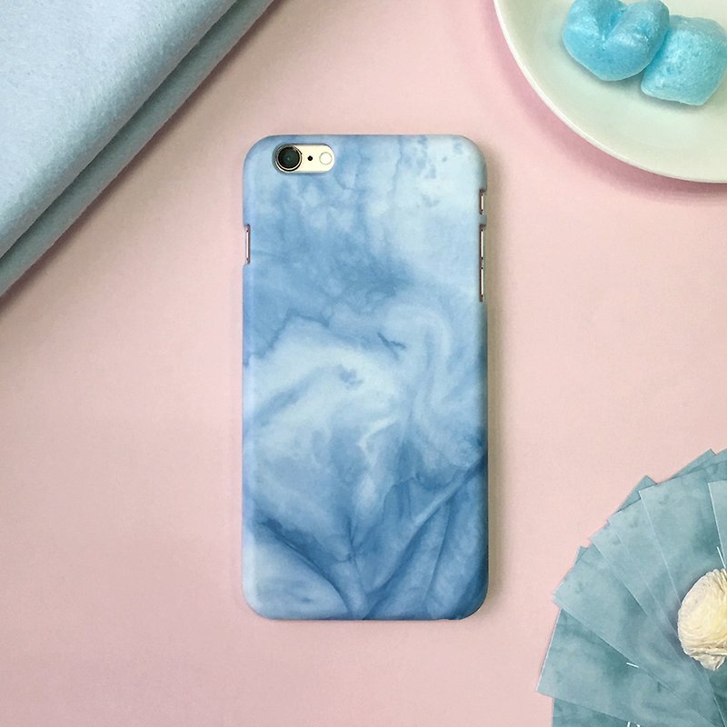 冰藍-iPhone(i5.i6s,i6splus)/Android(Samsung三星, HTC, Sony)原創手機殼/保護套 - 手機殼/手機套 - 塑膠 藍色