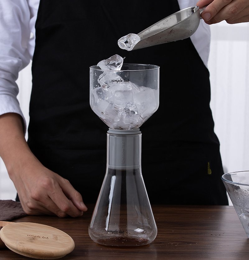 【アイスドリップコールドブリュー】アイスドリップコーヒーポット耐熱ガラス世代MICO-ICEケミカルコールドブリューコーヒー - コーヒードリッパー - ガラス 透明
