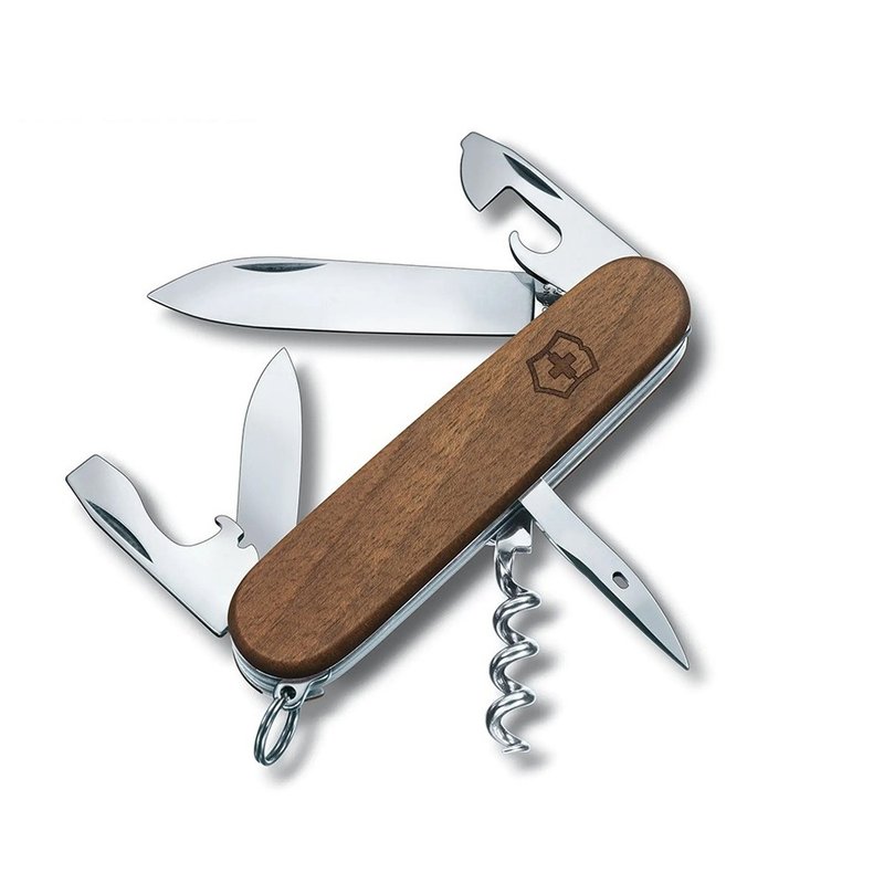 VICTORINOX 瑞士維氏 瑞士刀 10用 91mm 胡桃木 1.3601.63 - 露營用品 - 不鏽鋼 咖啡色