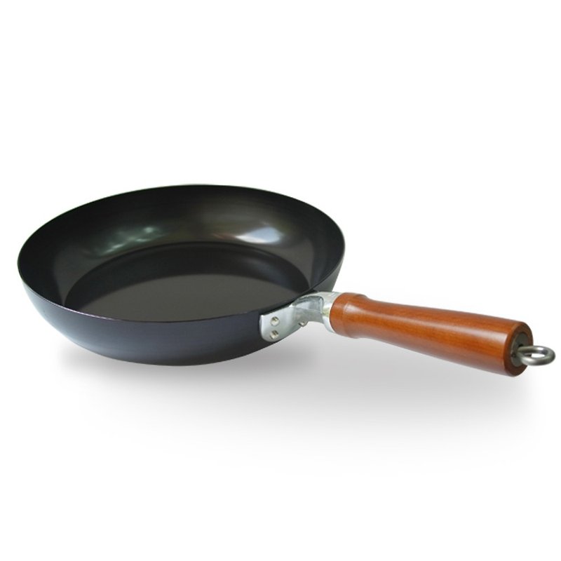 Iron pot series - one hand flat iron pan 30cm - Cookware - Other Metals 
