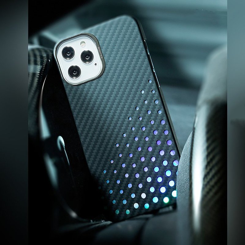 Matte Stealth Black Ballistic Case for iPhone 12, 12 Pro, 12mini 12 Pro Max - เคส/ซองมือถือ - คาร์บอนไฟเบอร์ สีดำ