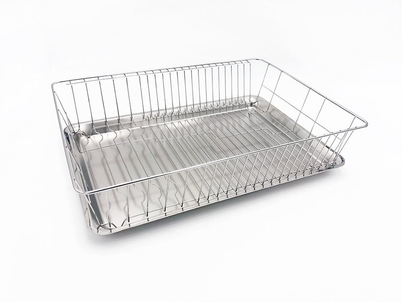 Large size design Stainless Steel mesh basket, dish rack, drain basket rack, cutlery rack, kitchen rack, bowl basket - Shelves & Baskets - Other Metals Silver