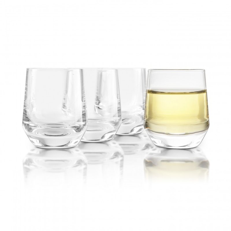 Final Touch 水晶日本酒清酒杯 37ml 4件裝 - 酒杯/酒器 - 水晶 透明