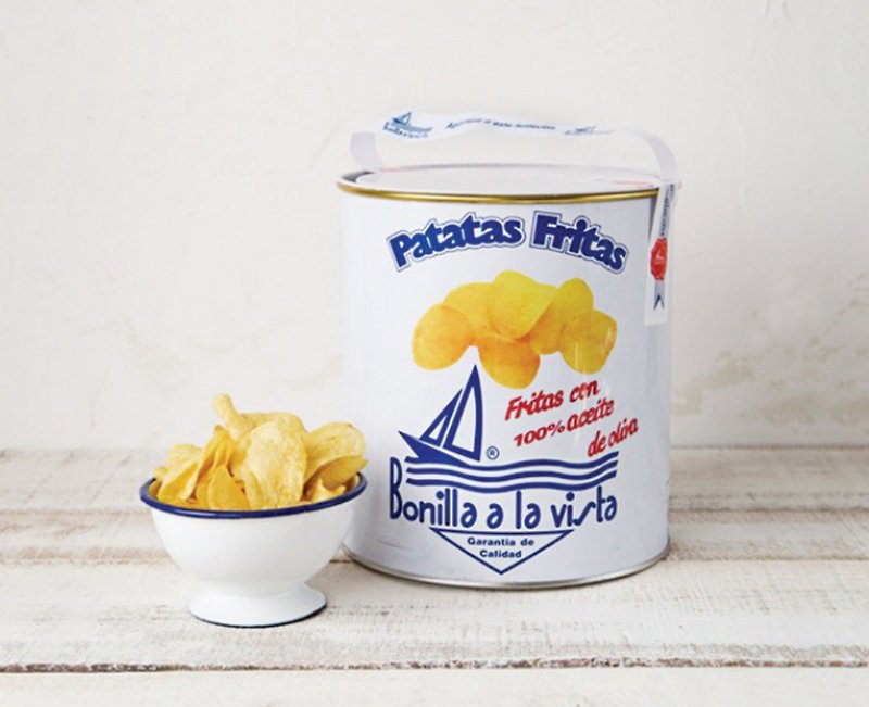 BONILLA Spanish paint bucket potato chips 500g - Snacks - Fresh Ingredients 