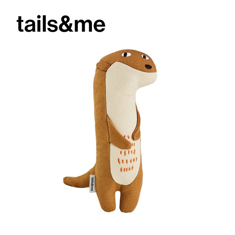 【tails&me 尾巴與我】尾巴毛夥伴*寵物響紙玩具(水獺) - 貓/狗玩具 - 其他材質 多色