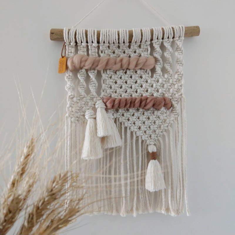macrame  粗毛線編織掛飾 - 擺飾/家飾品 - 棉．麻 