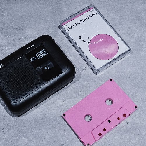 FINDME HK | 香港卡式帶廠牌 粉紅色 空白卡式帶 磁帶 錄音帶 60 分鐘