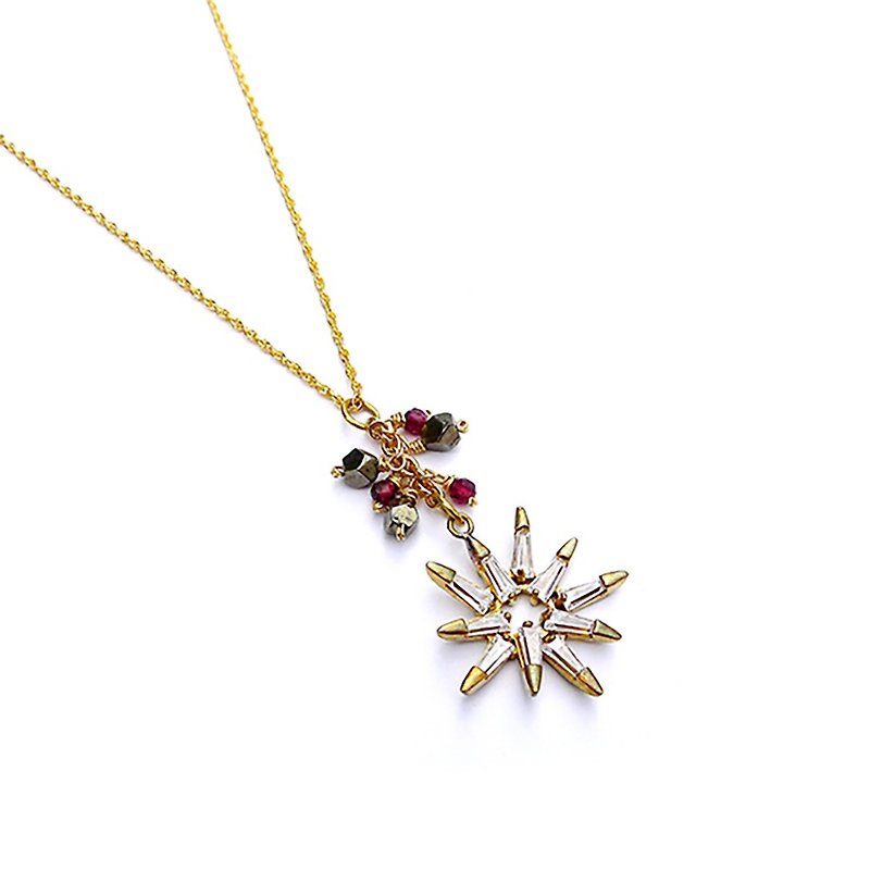 [Ficelle Fei Yarn Light Jewelry] [Amber Expectation] Bright Memory – Necklace - สร้อยคอ - เครื่องเพชรพลอย 
