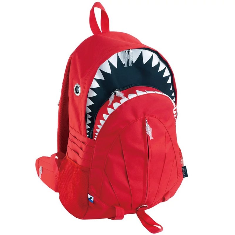 Morn Creations Genuine Shark Backpack (XL) Red (SK-109-RD) - Backpacks - Other Materials Red