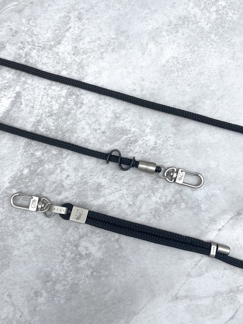 niji perfect match mobile strap 7mm Black - อื่นๆ - พลาสติก สีดำ