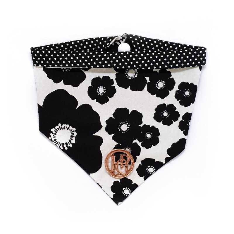 Australia Happy Go Puppy Pet Scarf-Nordic Flower - ชุดสัตว์เลี้ยง - ผ้าฝ้าย/ผ้าลินิน 