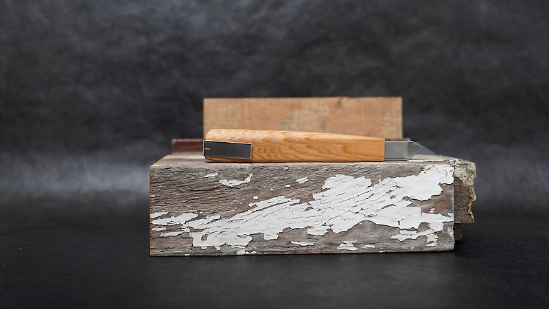 Log utility knife Taiwan cypress - กรรไกร - ไม้ สีนำ้ตาล