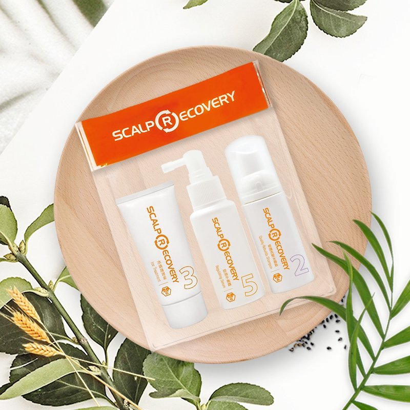 Hair Gene Repair Wash and Care Travel Set | Suitable for dehydrated and dry scalps, gentle cleansing and dual-effect hair care - แชมพู - วัสดุอื่นๆ หลากหลายสี