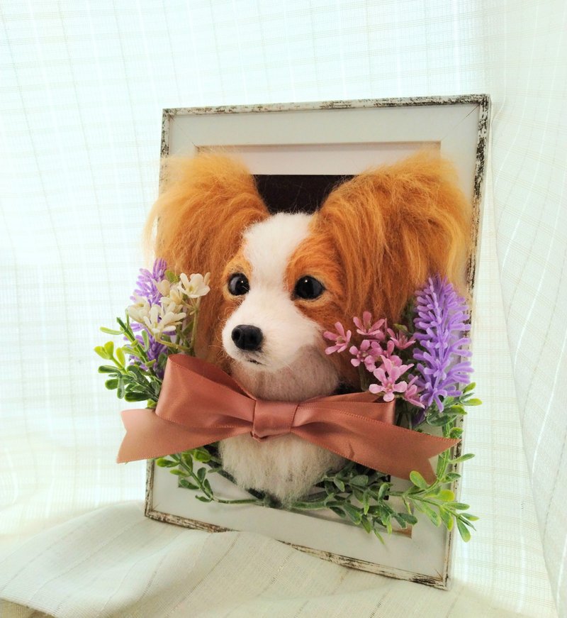 Wool felt photo frame of your beloved dog - Other - Wool 