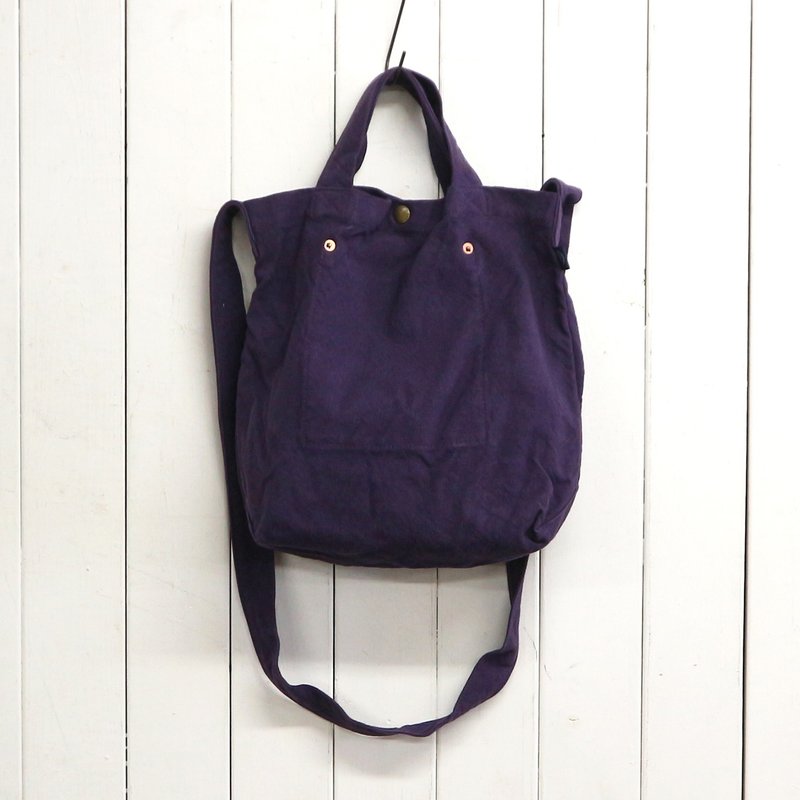 Tote Bag S [2024 Fall/Winter Limited Edition Color: Pansy] (VC-1) - Handbags & Totes - Cotton & Hemp Purple