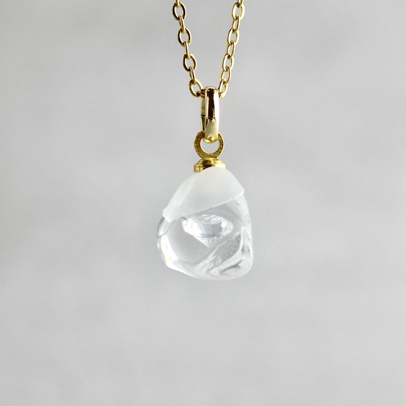 Cubic Zirconia, Necklace, Simple, Resin, Birthday Gift, Made in Japan - สร้อยคอ - เรซิน สีใส