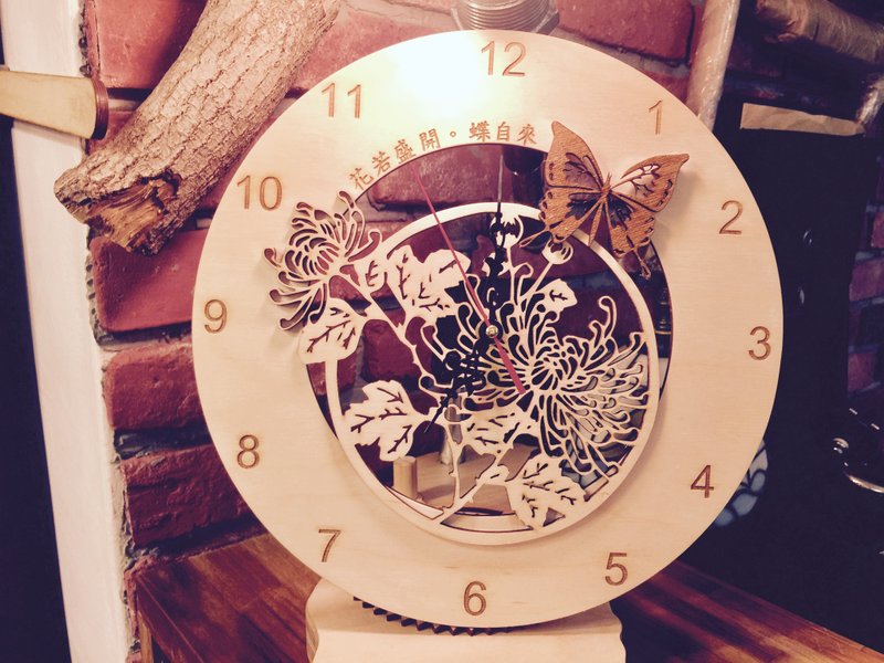 Wooden clock customization experience class・Create your own unique lifestyle item・1 person class - งานฝีมือไม้/ไม้ไผ่ - ไม้ 