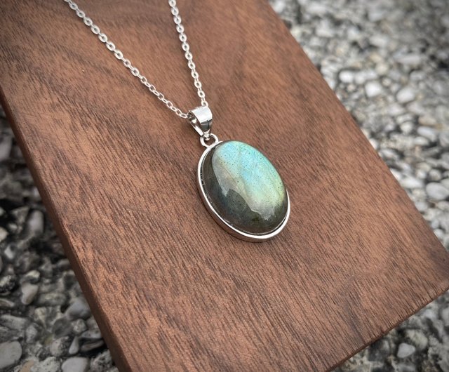 mens labradorite pendant